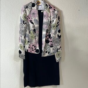 Amanda Smith silk dress and jacket